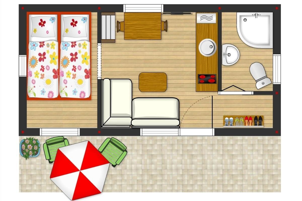 Tiny House Lavender Villa Podturen Exteriör bild
